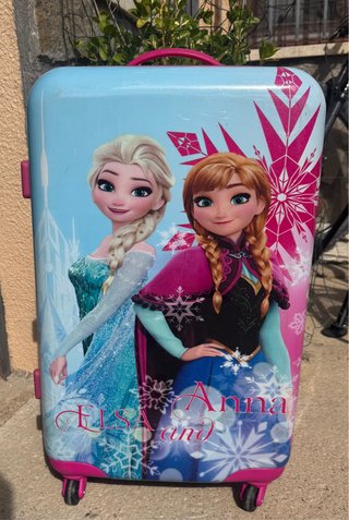 Maleta Trolley Infantil Frozen Anna y Elsa