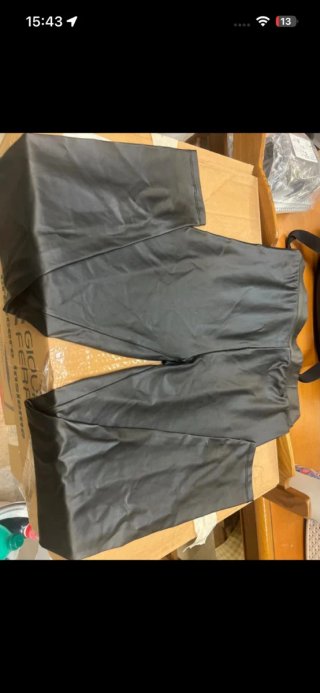 Leggings Bershka finta pelle neri