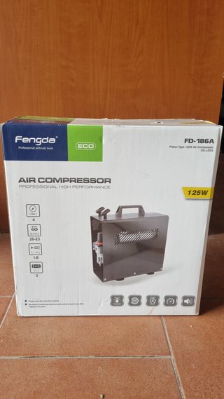 Compresor Aerografía Fengda FD-186A 125W