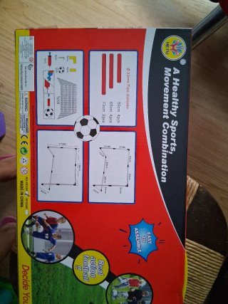 Portería de fútbol infantil desmontable