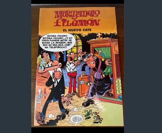 Cinco. Tebeos, cómics de Mortadelo y Filemón.