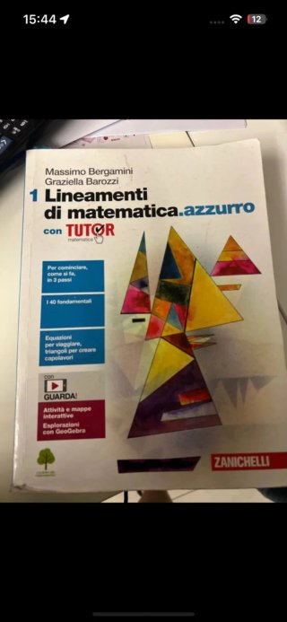 Libro Elementi di matematica azzurro