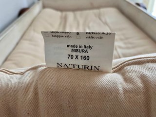 Lettino Montessori Woodly 70x160 con futon