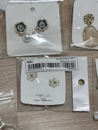 Lote de 11 pares de pendientes marca blanca