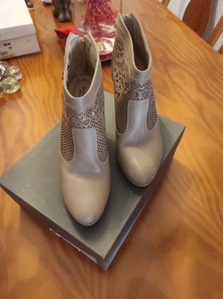 Botines Nero Giardini Beige de piel