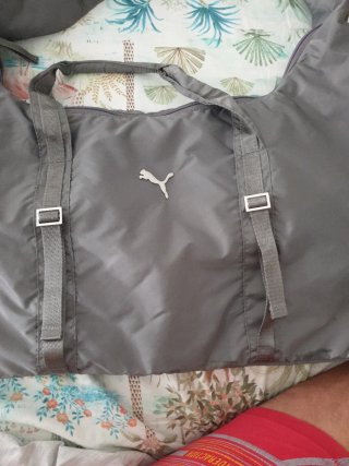 Bolso de deporte Puma gris