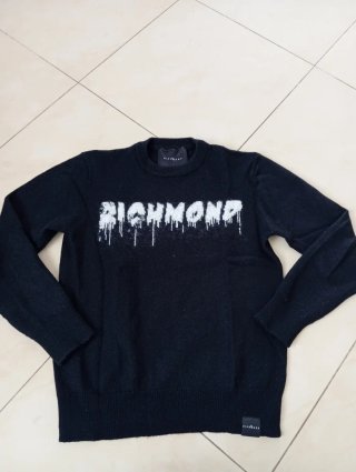 Maglione John Richmond uomo nero