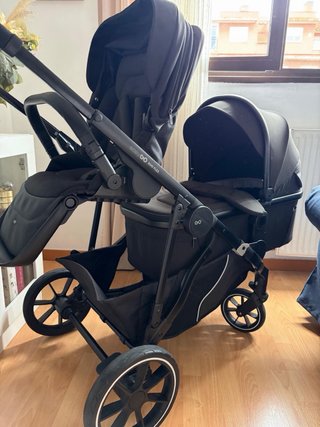 Carrito Gemelar con capazo EasyGo Duo Flex