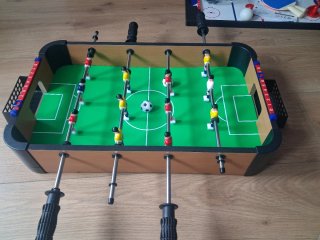 Futbolín de mesa 3 en 1