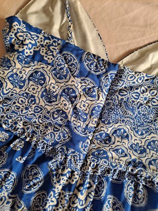 Mono corto azul Zara