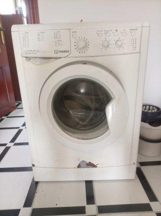 Lavadora Indesit 9kg Blanca
