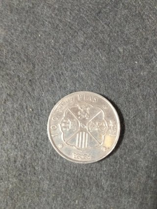Moneda 100 Pesetas 1966 Plata