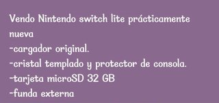 Nintendo Switch Lite - Funda Link + Cargador