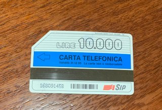 Scheda Telefonica SIP 10.000 Lire 1995