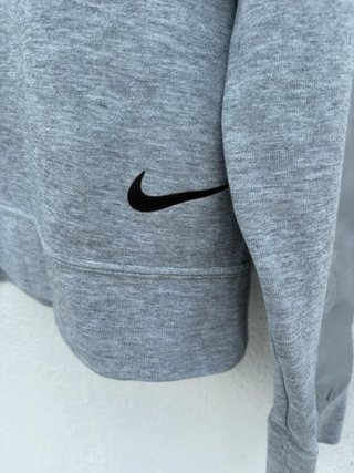 Nike Women’s Dual‑Texture Grey Sweatshirt –...