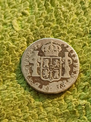 Moneda 1/2 Real 1808 Carlos IV