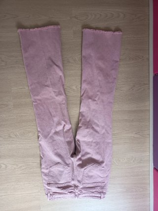 Pantalón Rosa Mango Talla S