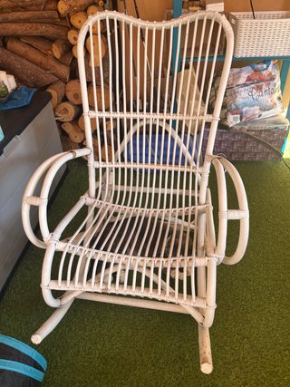 Silla Mecedora de mimbre
