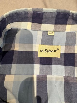 Camisa de cuadros InExtenso azul