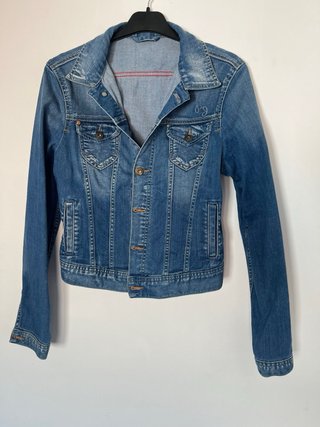 Chaqueta Vaquera con Estampado Trasero