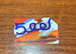 Scheda Telefonica Telecom 500 1988/1994