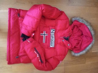 Cazadora Geographical Norway niño roja