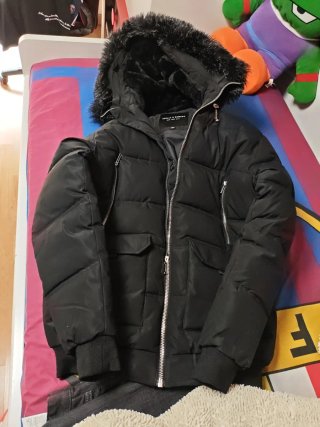 Chaqueta Acolchada Negra Supply & Demand