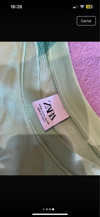 Sudadera Zara Verde