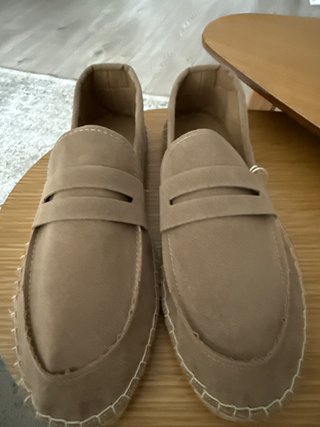 Mocasines de Esparto Beige