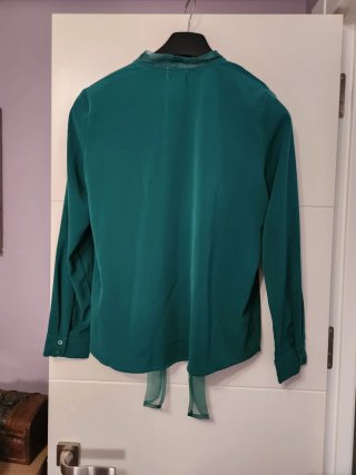 Camisa Massimo Dutti Verde Azulado