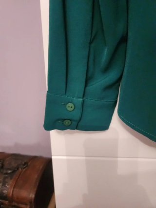 Camisa Massimo Dutti Verde Azulado