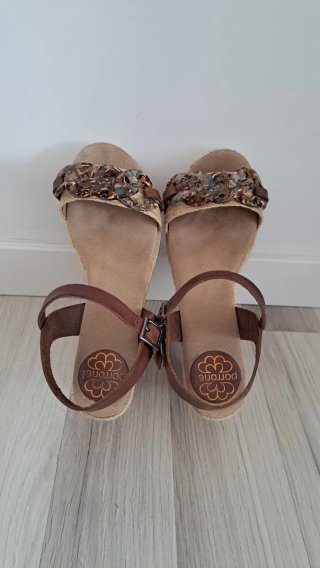 Sandalias de cuña Porronet