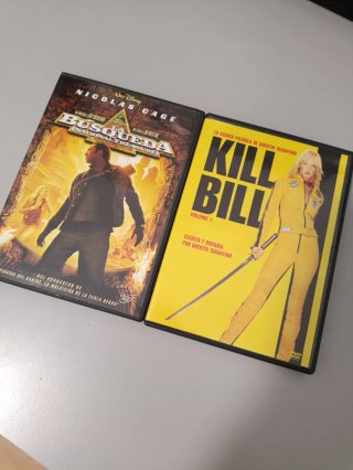 Lote 2 Películas DVD: Kill Bill y La Búsqueda.