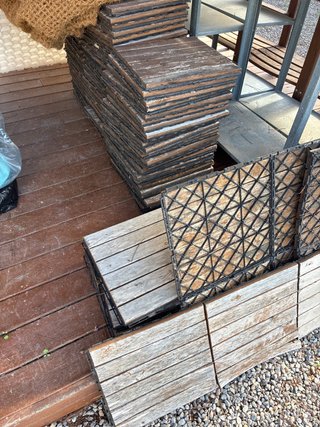 Suelo exterior madera IKEA