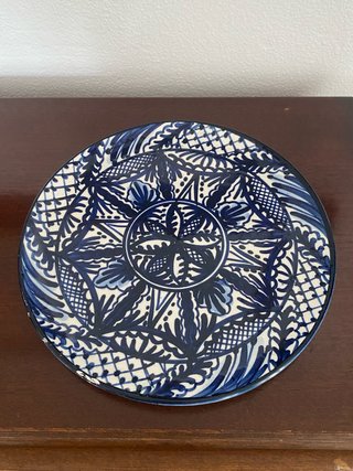 Plato Decorativo de Pared Cerámica