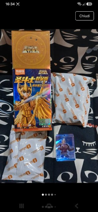 Cassios Box Wave I Saint Seiya Galaxy Version