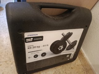 Maletín de pesas Decathlon 20 kg