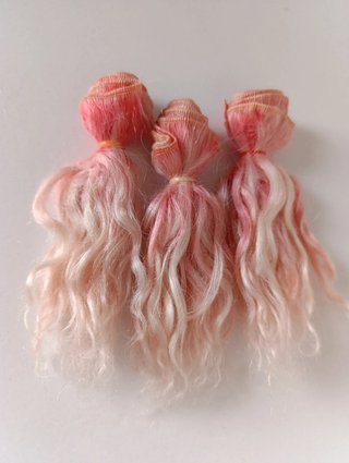 Capelli per bambole in fibra di capra 3m