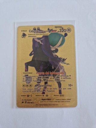 Carta Pokémon Calyrex Jinete Espectral VMAX