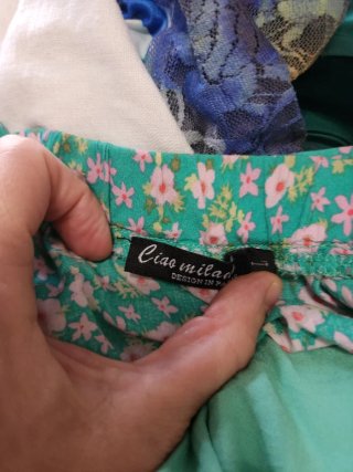 Vestido largo estampado floral