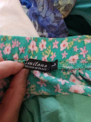 Vestido largo estampado floral