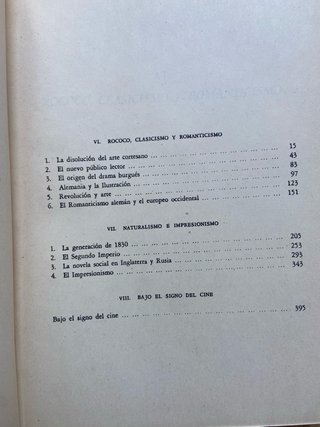 Historia Social de la Literatura y el Arte,Vol.II