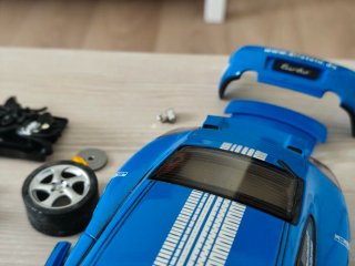 1:18 Porsche 911 Turbo TechArt Hotworks Bilstein