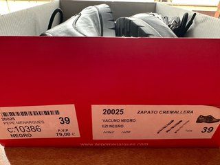 Zapatos de Piel Mujer Pepe Menargues Negros