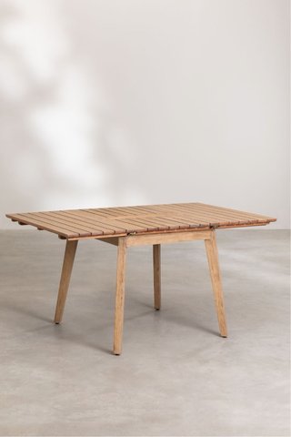 Mesa jardín extensible Sklum madera NUEVA