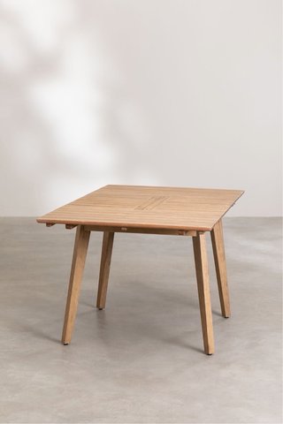 Mesa jardín extensible Sklum madera NUEVA