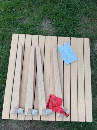 Mesa jardín extensible Sklum madera NUEVA