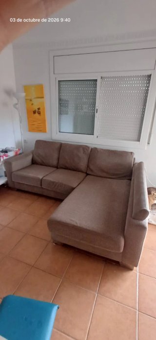 Sofá Rinconera Marrón 220x170cm