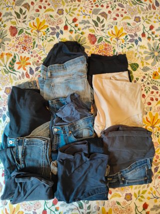 8 Pantalones Premamá Talla 38