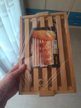 Tabla para cortar pan de madera
